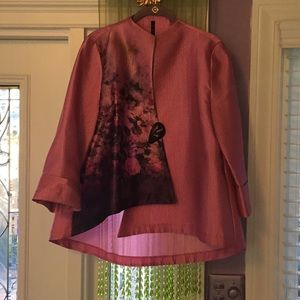 IC By Connie K Pink Suit Jacket